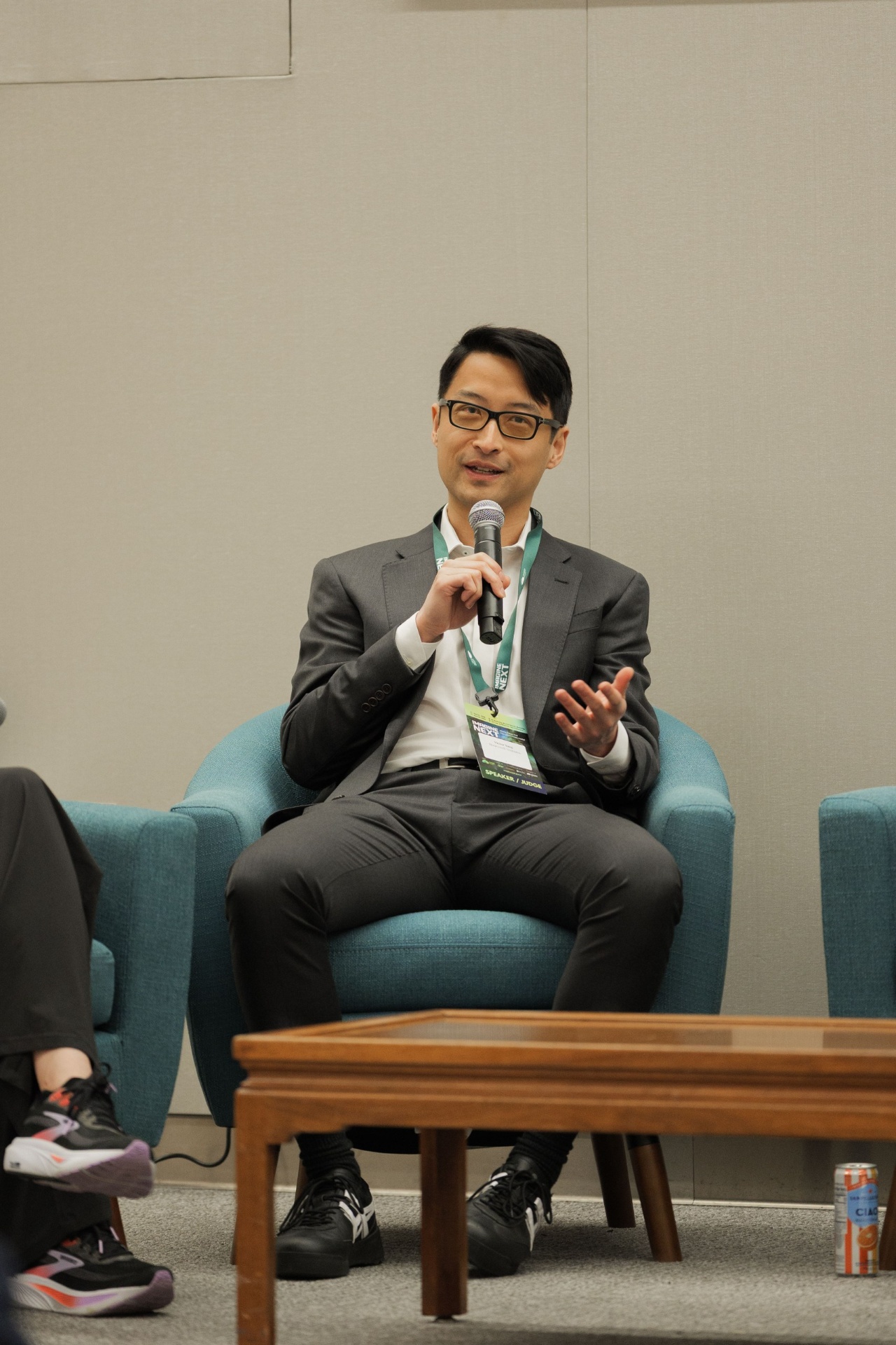 Portrait of Victor Yang, Venture Investor at Honeywell Ventures, speaking during the Capital Day VC panel