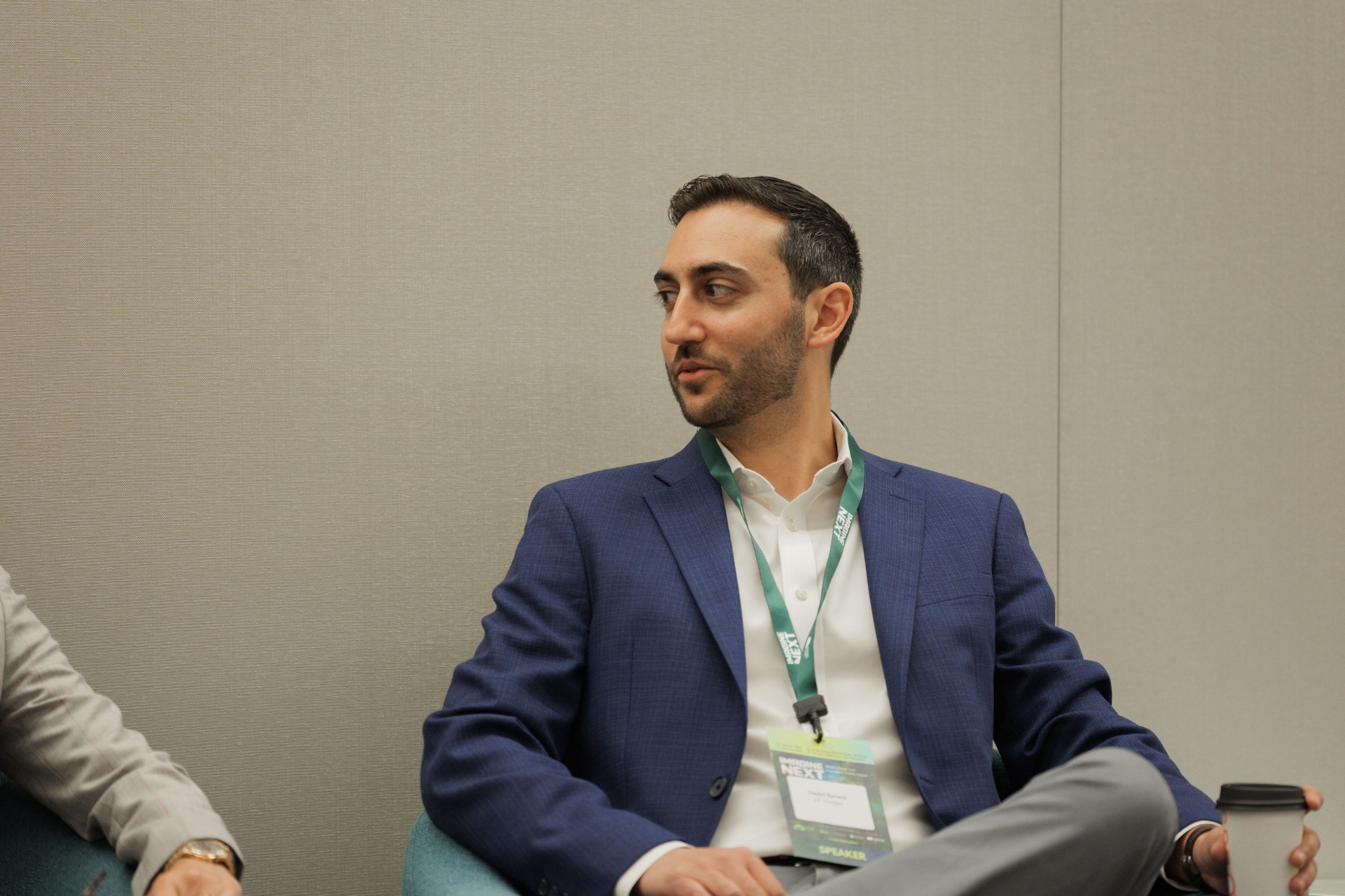 Daniel Baruch, Executive Director of ClimateTech Investments & Innovation at J.P. Morgan, listening on Capital Day Panel 5 'From Growth to Bankability' at UC Law SF
