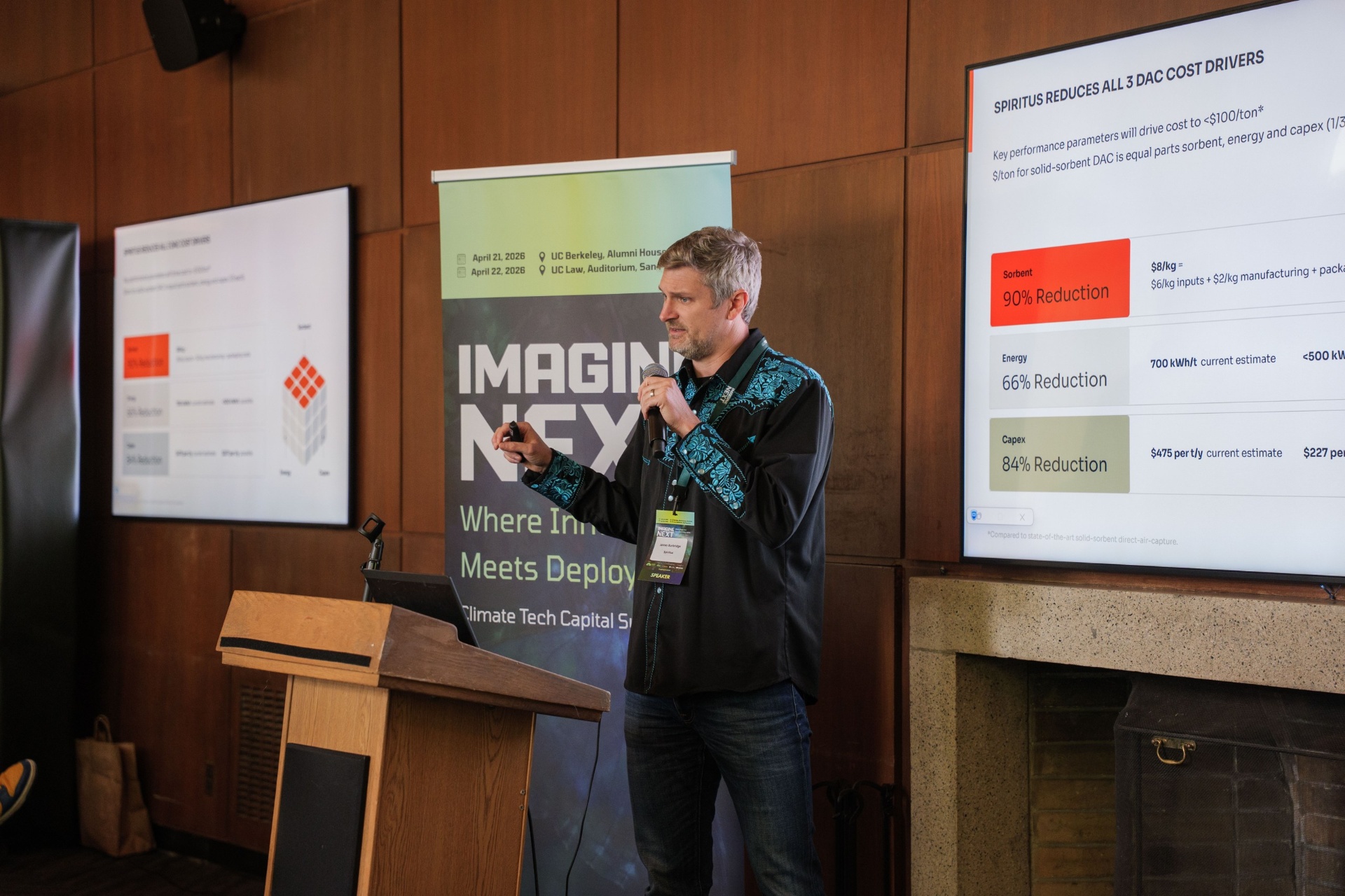 Spiritus pitch — DAC cost drivers reduction breakdown on screen