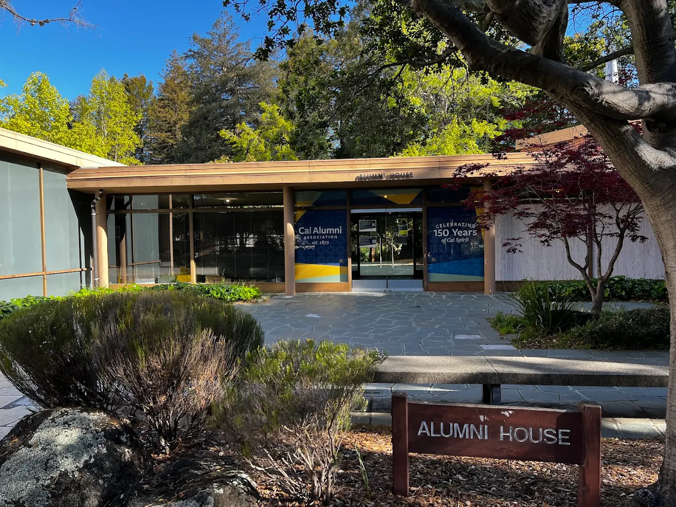 Cal Alumni House entrance at UC Berkeley